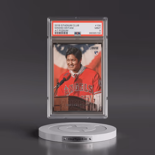 2018 Stadium Club #138 Shohei Ohtani (PSA 9 MINT)