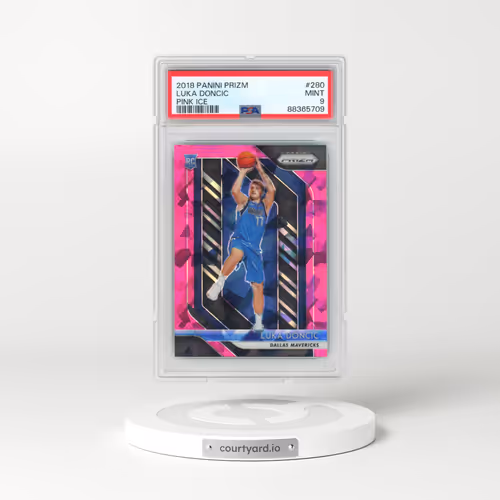 2018 Panini Prizm #280 Luka Doncic - Pink Ice (PSA 9 MINT)