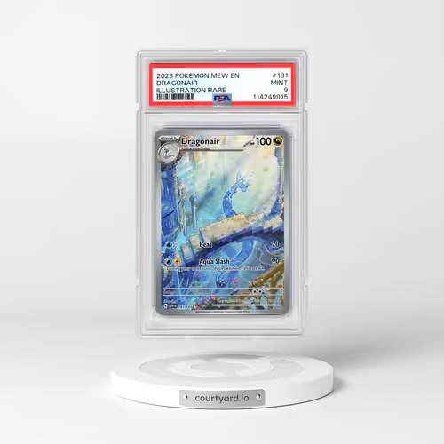 2023 Pokémon Mew EN-151 #181 Dragonair - Illustration Rare (PSA 9 MINT)
