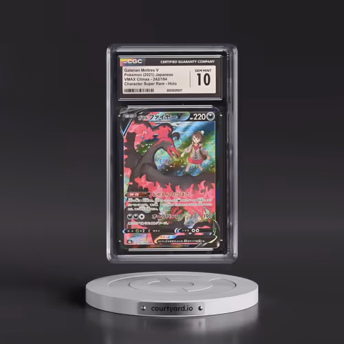 2021 VMAX Climax #242/184 Galarian Moltres V - Holo Character Super Rare (CGC 10 GEM MINT)