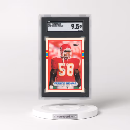 1989 Topps Traded #90T Derrick Thomas (SGC 9.5 MINT+)