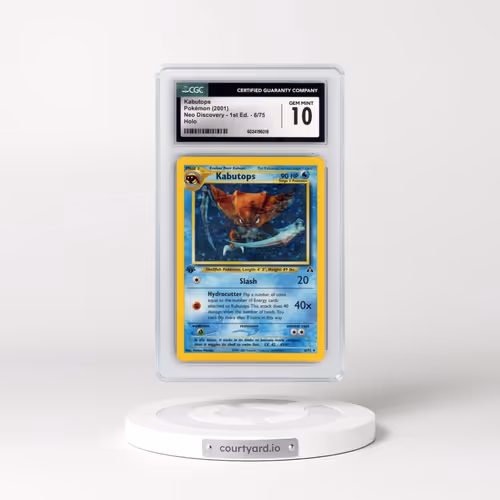 2001 Neo Discovery #6/75 Kabutops - 1st Edition Holo (CGC 10 GEM MINT)