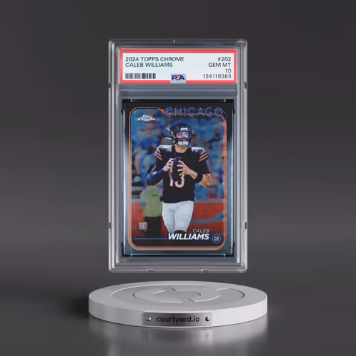 2024 Topps Chrome #202 Caleb Williams (PSA 10 GEM MINT)