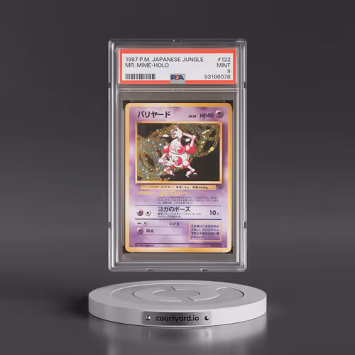 1997 Pokémon Jungle #122 Mr. Mime - Holo (PSA 9 MINT)