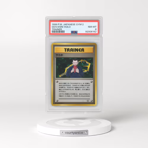 1999 Japanese Gym 2 Giovanni - Holo (PSA 8 NM-MT)