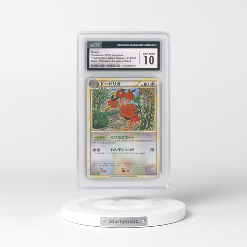 2023 Trading Card Game Classic - CLF, CLL, CLK #014/032 Dodrio - Venusaur & Lugia ex Deck - CLF Holo (CGC 10 GEM MINT)