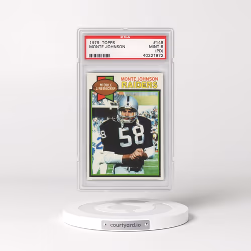 1979 Topps #149 Monte Johnson (PSA 9 MINT)