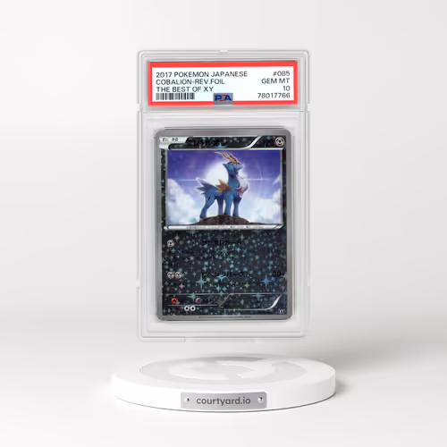 2017 Pokémon the Best of XY #085 Cobalion - Reverse Foil (PSA 10 GEM MINT)
