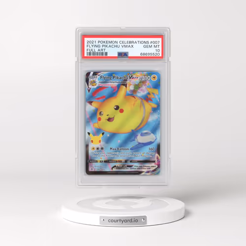 2021 Pokémon Celebrations #007 Flying Pikachu Vmax - Full Art (PSA 10 GEM MINT)