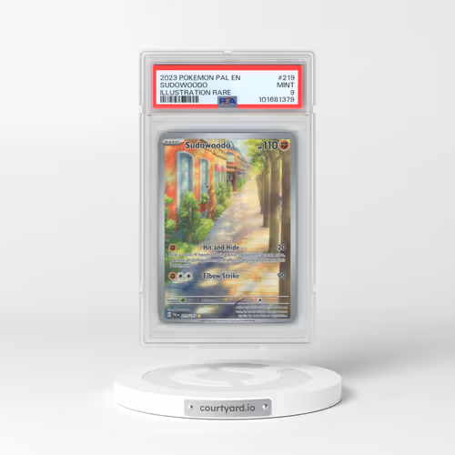 2023 Pokémon Pal EN-Paldea Evolved #219 Sudowoodo - Illustration Rare (PSA 9 MINT)