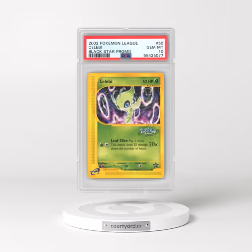 2002 Pokémon League Promo Black Star #50 Celebi (PSA 10 GEM MINT)