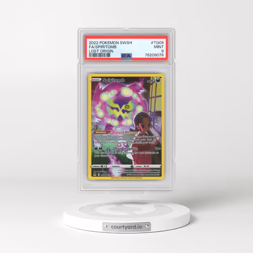 2022 Pokémon Sword & Shield Lost Origin #TG09 Spiritomb - Full Art (PSA 9 MINT)