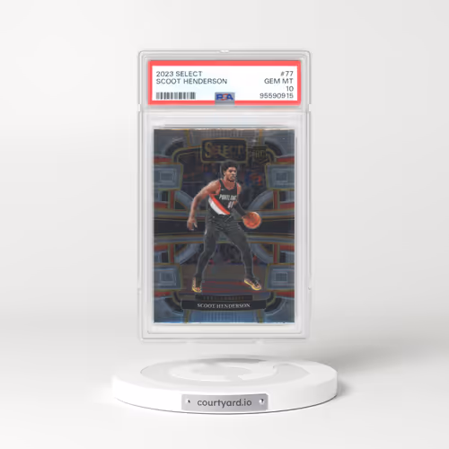 2023 Panini Select #77 Scoot Henderson (PSA 10 GEM MINT)
