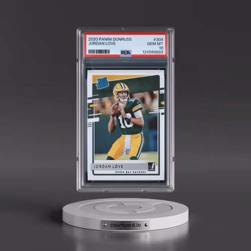 2020 Panini Donruss #304 Jordan Love (PSA 10 GEM MINT)