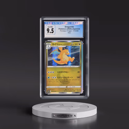 2022 Paradigm Trigger #072/098 Dragonite - Holo (CGC 10 GEM MINT)
