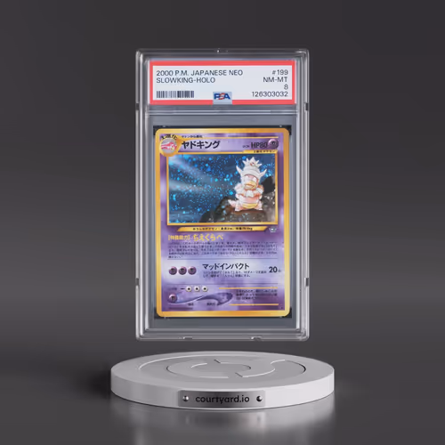 2000 Pokémon Neo #199 Slowking - Holo (PSA 8 NM-MT)