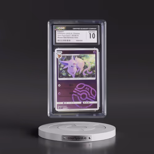 2025 Gem Pack Volume 2 - CBB2C - Simplified #05 09/14 Espeon - Reverse Holo Master Ball (CGC 10 GEM