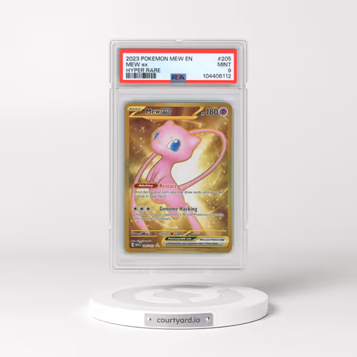 2023 Pokémon Mew EN-151 #205 Mew EX - Holo Hyper Rare (PSA 9 MINT)