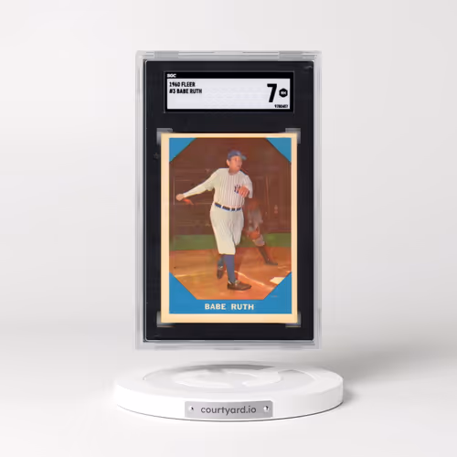 1960 Fleer #3 Babe Ruth (SGC 7 NM)