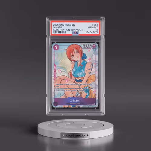 2025 One Piece Promos #062 O-Nami - Illustration Box Vol 1 (PSA 10 GEM MINT)