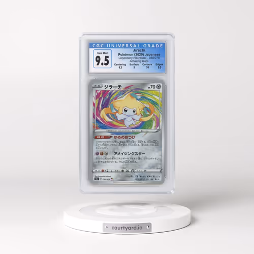 2020 Legendary Heartbeat #050/076 Jirachi - Amazing Rare Holo (CGC 10 GEM MINT)