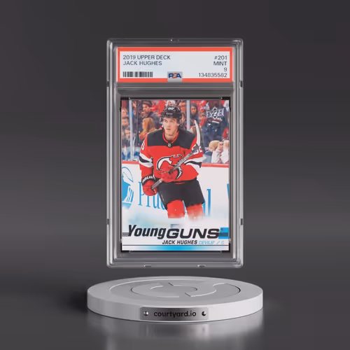 2019 Upper Deck #201 Jack Hughes (PSA 9 MINT)