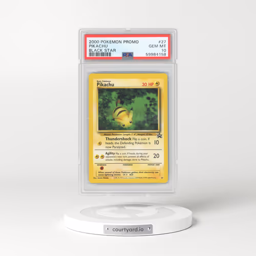 1999 Black Star Promos #27 Pikachu - The Power of One (PSA 10 GEM MINT)