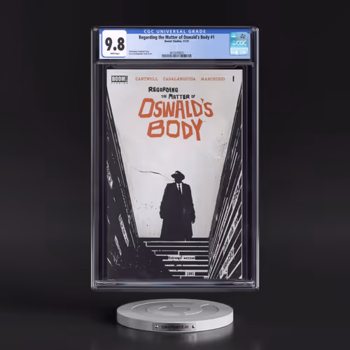 Regarding the Matter of Oswald's Body #1 CGC 9.8 White Pages (Boom! Studios, 11/21) - Universal
