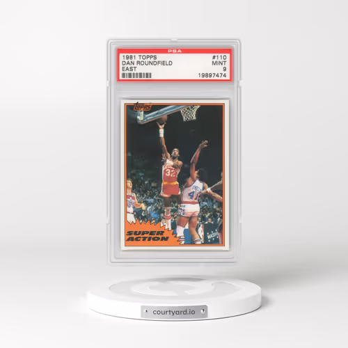 1981 Topps #110 Dan Roundfield - East (PSA 9 MINT)