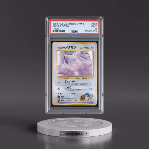1999 Pokémon Gym 2 #132 Koga's Ditto - Holo (PSA 9 MINT)
