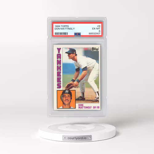 1984 Topps #8 Don Mattingly (PSA 6 EX-MT)