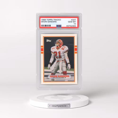 1989 Topps Traded #30T Deion Sanders (PSA 10 GEM MINT)