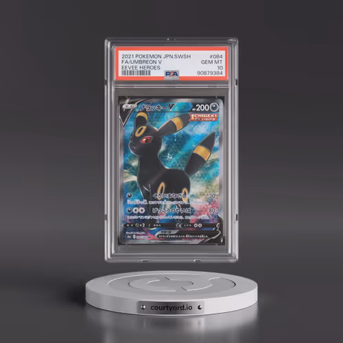 2021 Pokémon Sword & Shield Eevee Heroes #084 Umbreon V - Holo Full Art (PSA 10 GEM MINT)