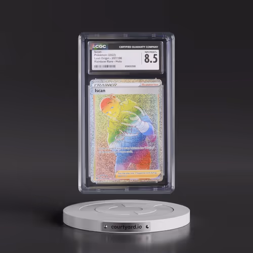 2022 Lost Origin #207/196 Iscan - Rainbow Rare Holo (CGC 8.5 NM-MT+)