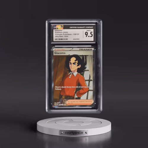 2025 Prismatic Evolutions - PRE EN #138/131 Giacomo - Ultra Rare Holo (CGC 9.5 MINT+)