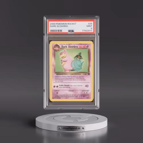 2000 Pokémon Rocket #29 Dark Slowbro (PSA 9 MINT)
