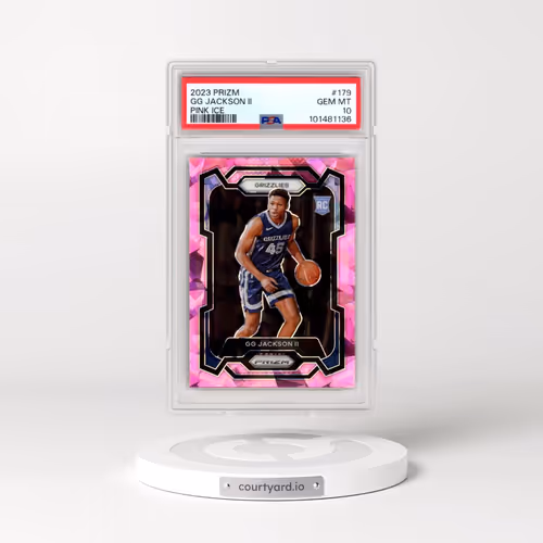 2023 Panini Prizm #179 GG Jackson II - Pink Ice (PSA 10 GEM MINT)