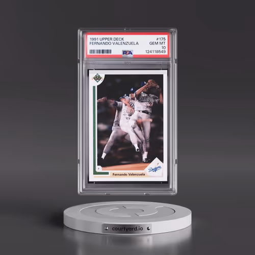 1991 Upper Deck #175 Fernando Valenzuela (PSA 10 GEM MINT)