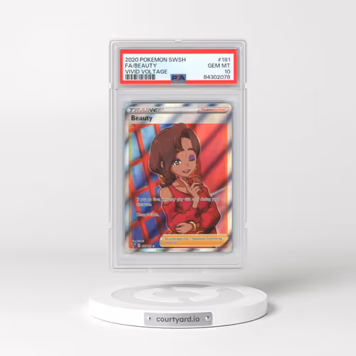2020 Pokémon Sword & Shield Vivid Voltage #181 Beauty - Full Art (PSA 10 GEM MINT)