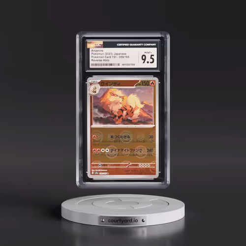 2023 Pokémon Card 151 #059/165 Arcanine - Reverse Holo Poke Ball (CGC 9.5 MINT+)