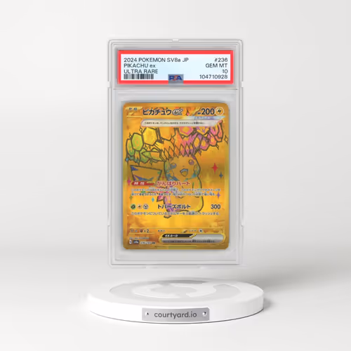 2024 Pokémon Sv8a-Terastal Fest EX #236 Pikachu EX - Holo Ultra Rare (PSA 10 GEM MINT)