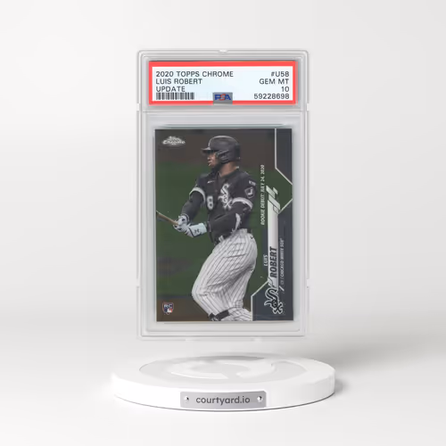 2020 Topps Chrome Update #U58 Luis Robert (PSA 10 GEM MINT)