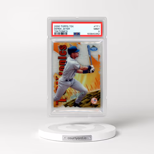 2000 Topps Tek Tektonics #TT1 Derek Jeter - Tektonics (PSA 9 MINT)
