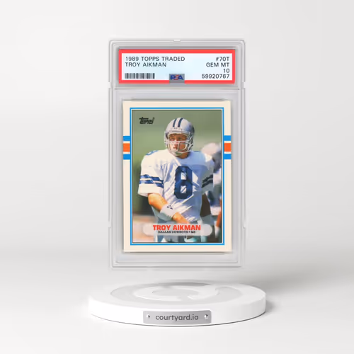 1989 Topps Traded #70T Troy Aikman (PSA 10 GEM MINT)