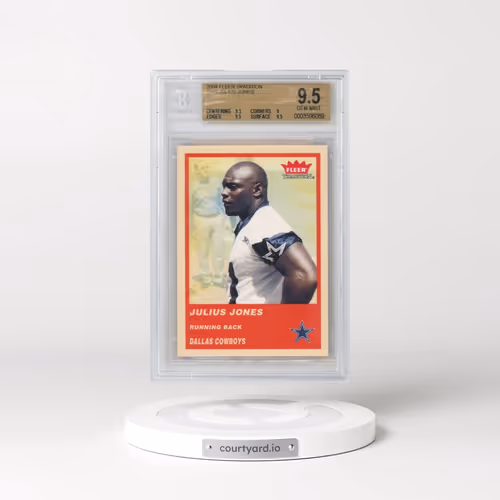 2004 Fleer Tradition #349 Julius Jones RC (BGS 9.5 GEM MINT)