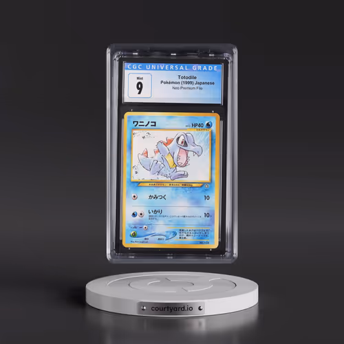 1999 Neo Premium File Totodile - No Rarity (CGC 9 MINT)