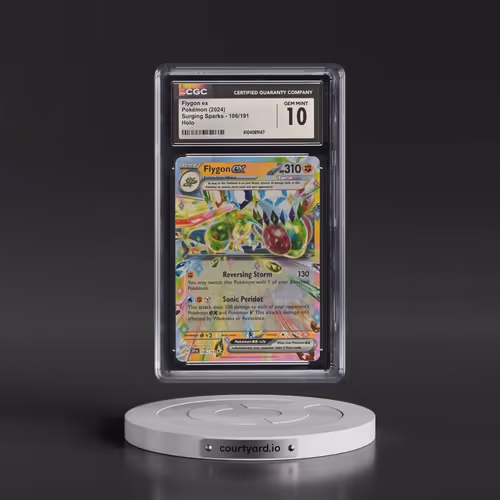 2024 Pokémon Ssp EN-Surging Sparks #106 Flygon EX - Holo (CGC 10 GEM MINT)