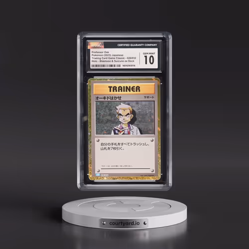 2023 Trading Card Game Classic - CLF, CLL, CLK #026/032 Professor Oak - Holo Blastoise & Suicune ex