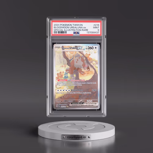 2024 Pokémon Twm EN-Twilight Masquerade #216 Bloodmoon Ursaluna EX - Holo Special Illustration Rare