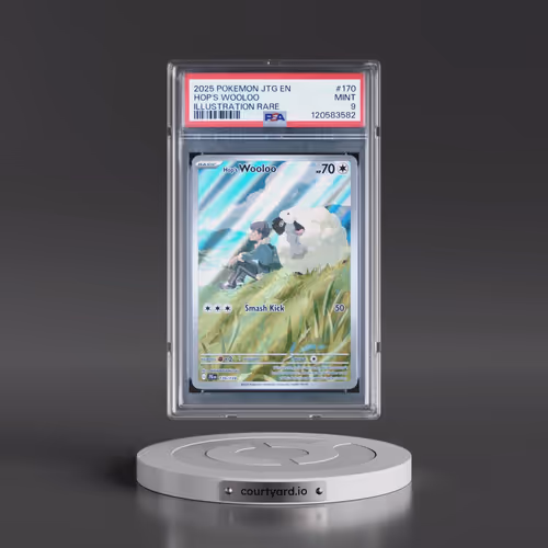 2025 Pokémon Jtg EN-Journey Together #170 Hop's Wooloo - Illustration Rare (PSA 9 MINT)